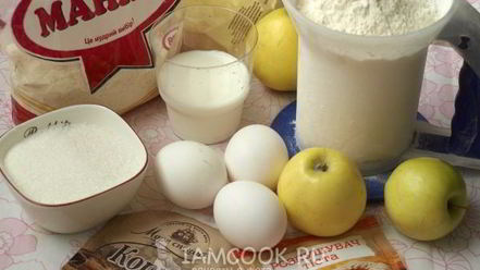 Рецепт манника на молоке с яблоками