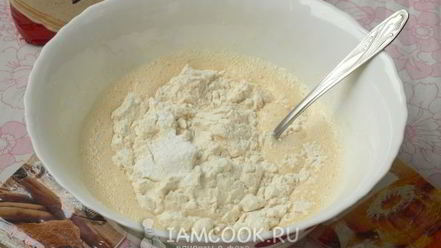 Рецепт манника на молоке с яблоками