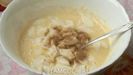 Рецепт манника на молоке с яблоками