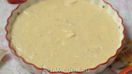 Рецепт манника на молоке с яблоками