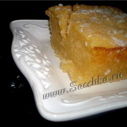 Рецепт Манника на ряженке с тыквой