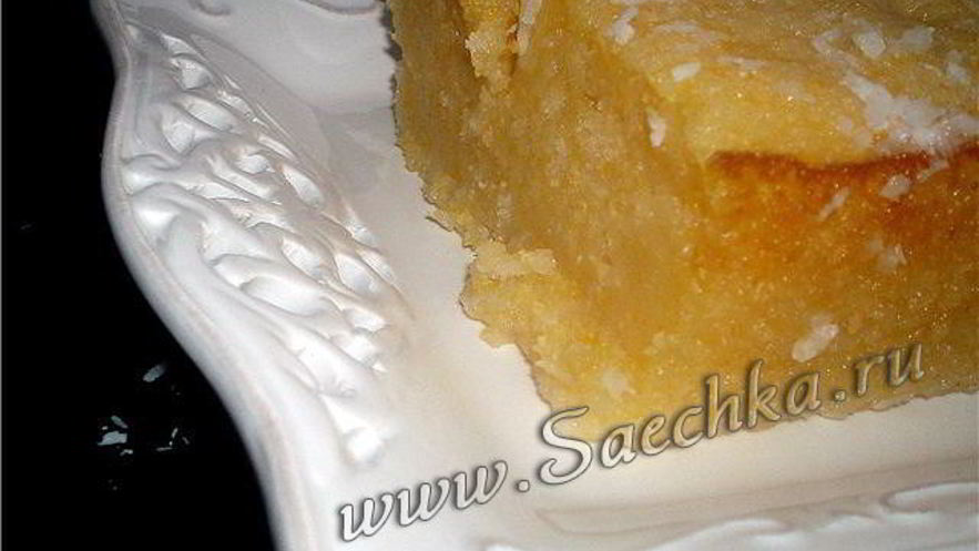 Рецепт манника на ряженке с тыквой