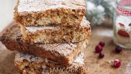 Рецепт Манника на сметане без яиц