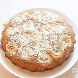 Рецепт Манника с бананом на кефире