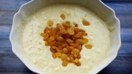 Рецепт манника с изюмом