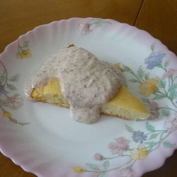 Рецепт Манника с холодным банановым кремом