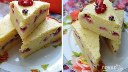 Рецепт Манника с клубникой