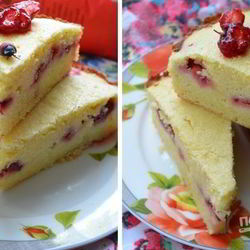 Рецепт Манника с клубникой