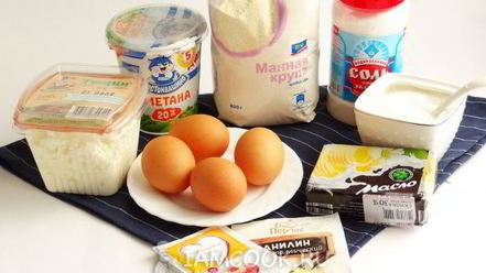 Рецепт манника с творогом в мультиварке