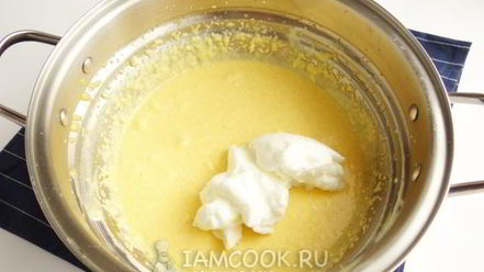 Рецепт манника с творогом в мультиварке