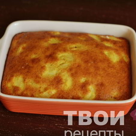 Рецепт Манника с яблоками