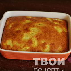 Рецепт Манника с яблоками