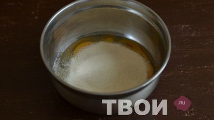 Рецепт манника с яблоками