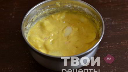 Рецепт манника с яблоками