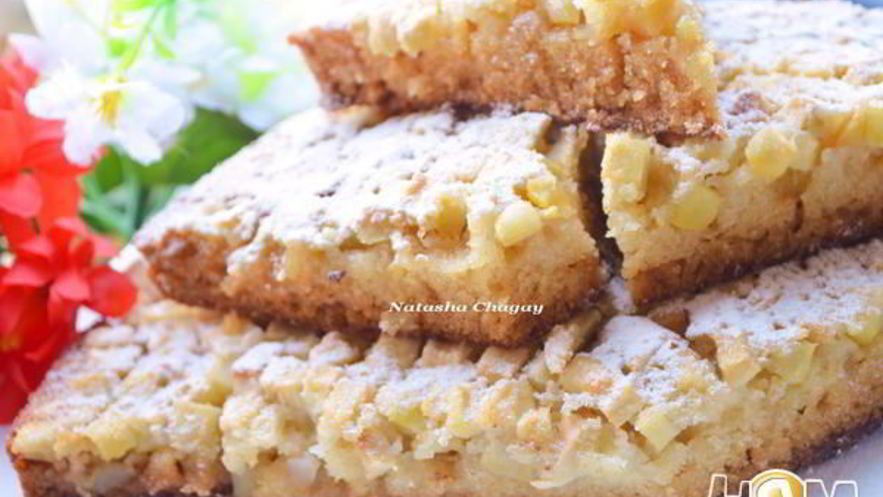 Рецепт манника с яблоком