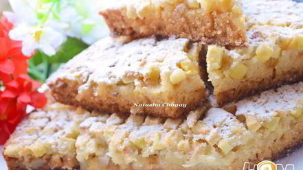 Рецепт манника с яблоком