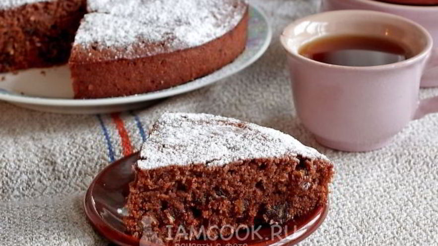 Рецепт манника шоколадного с финиками и миндалем