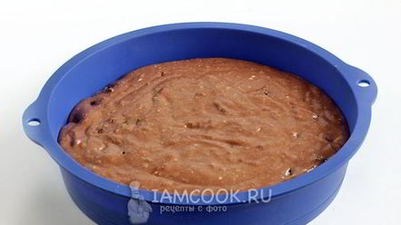 Рецепт манника шоколадного с финиками и миндалем