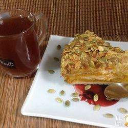 Рецепт Насыпного манника с тыквенной начинкой