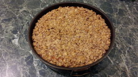 Рецепт пирога манник с творогом и черносливом