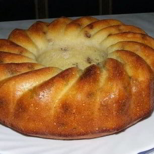 Рецепт Простого манника на кефире с кокосовой стружкой без муки