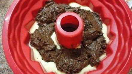 Рецепт шоколадна-лимонного манник