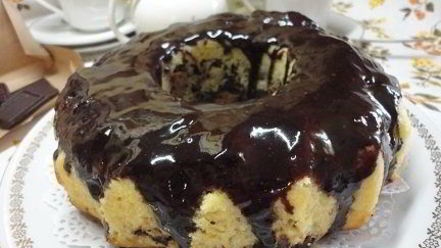 Рецепт шоколадна-лимонного манник