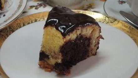 Рецепт шоколадна-лимонного манник