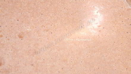 Рецепт шоколадного манника на сметане