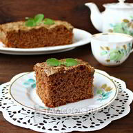 Рецепт Шоколадного манника с халвой