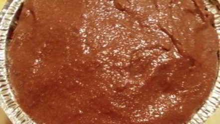 Рецепт шоколадного манника с ягодами