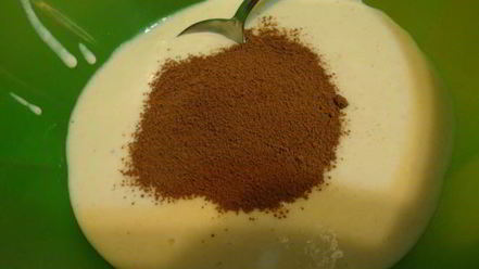 Рецепт цветного яблочного манника