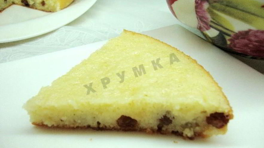 Рецепт вкусного манника на кефире в мультиварке