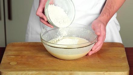 Рецепт бананова-творожных оладьи