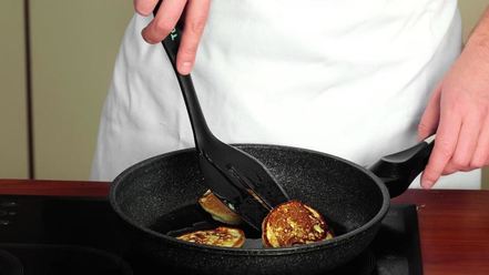 Рецепт бананова-творожных оладьи