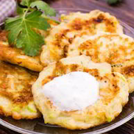 Рецепт Быстрых оладий из кабачков