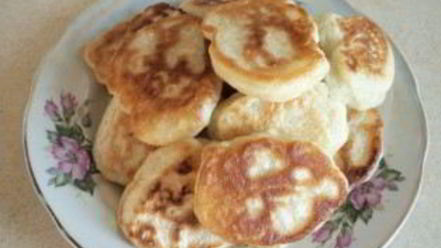 Рецепт дрожжевых оладий на воде