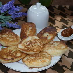 Рецепт Дрожжевых оладий постных