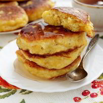 Дрожжевые тыквенные оладьи