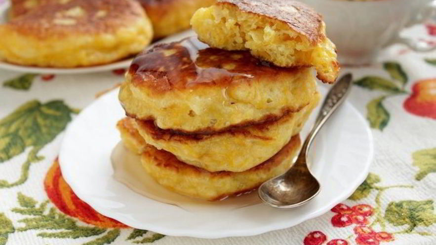 Рецепт дрожжевых тыквенных оладий