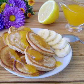 Рецепт Гречневых оладий с бананом