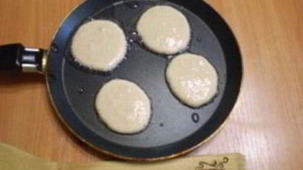 Рецепт гречневых оладий с бананом