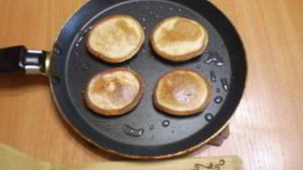 Рецепт гречневых оладий с бананом