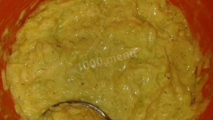 Рецепт кабачковых оладий с сосисками