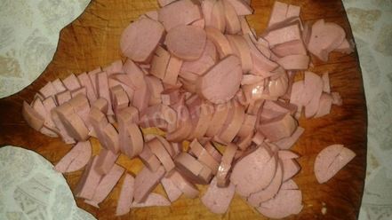 Рецепт кабачковых оладий с сосисками