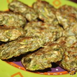 Рецепт Кабачковых оладий в духовке без масла