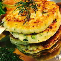 Рецепт Капустна-кабачковых оладьи на кефире