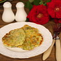 Капустные оладьи на кефире