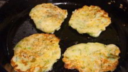 Рецепт капустных оладий на кефире