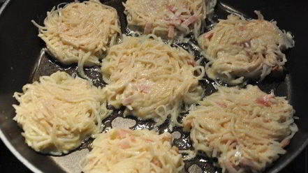 Рецепт картофельных оладий с беконом